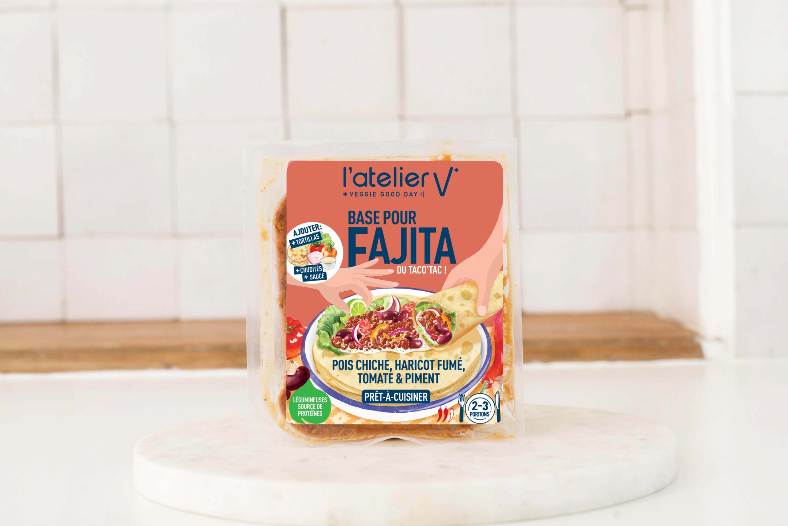 BASE CHILI prêt-à-cuisiner - Pois chiche, haricot fumé, tomate & piment