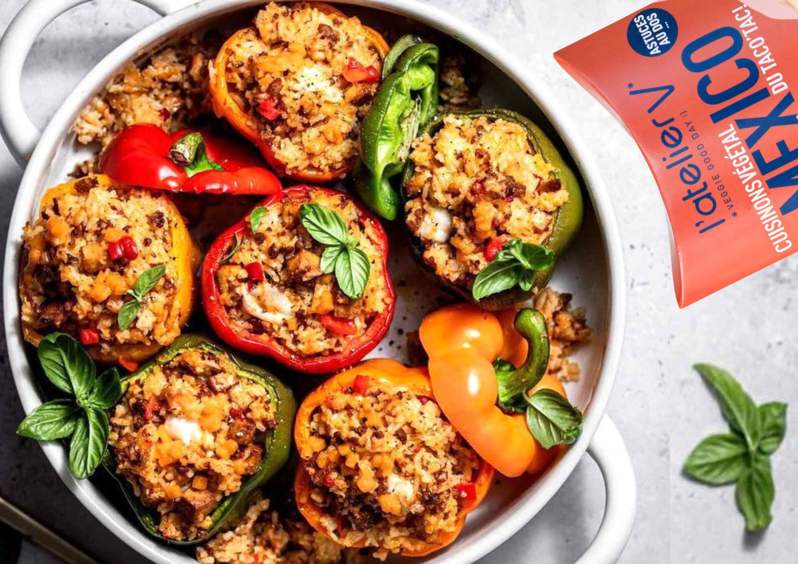 Veggie poivrons farcis 
